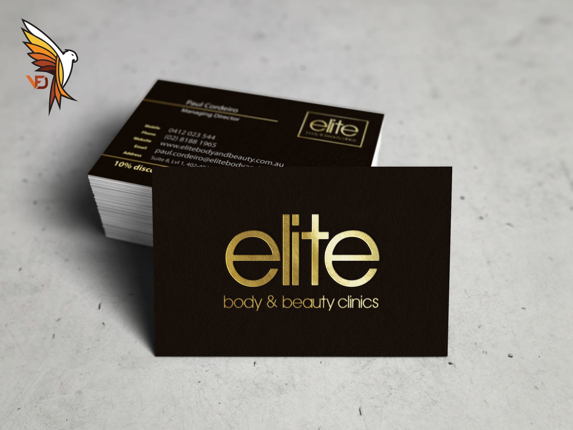 Elite Body & Beauty Business Cards