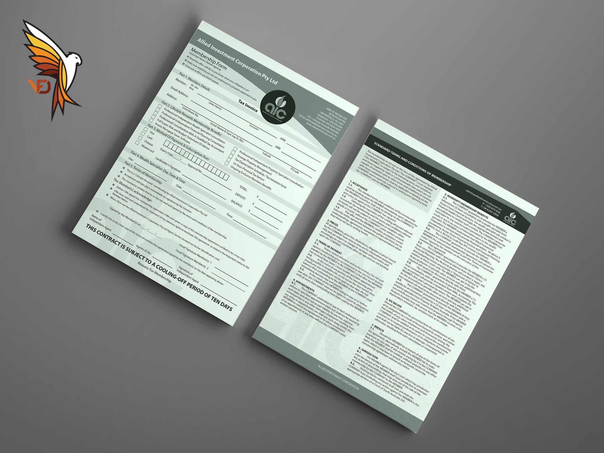 AIC - Triplicate Design & Print